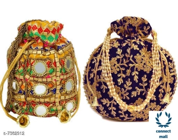 Women's Rajasthani Traditional Potli Bag  